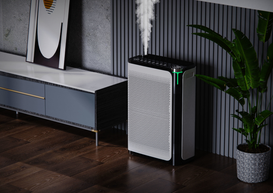 Humidity Sensor Room Air Purifier Tuya WiFi Control With Spray Humidifier