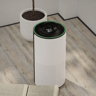 115W Activated Carbon Hepa UV Air Purifier With Air Quality Monitor