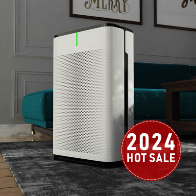 White Pet Air Purifier Hair And Odor Elimination Solution Efficient Adsorption Technology
