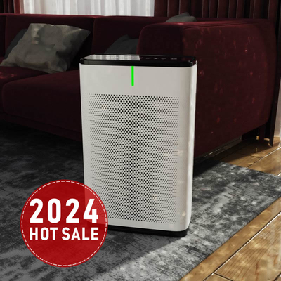 White Pet Air Purifier Hair And Odor Elimination Solution Efficient Adsorption Technology