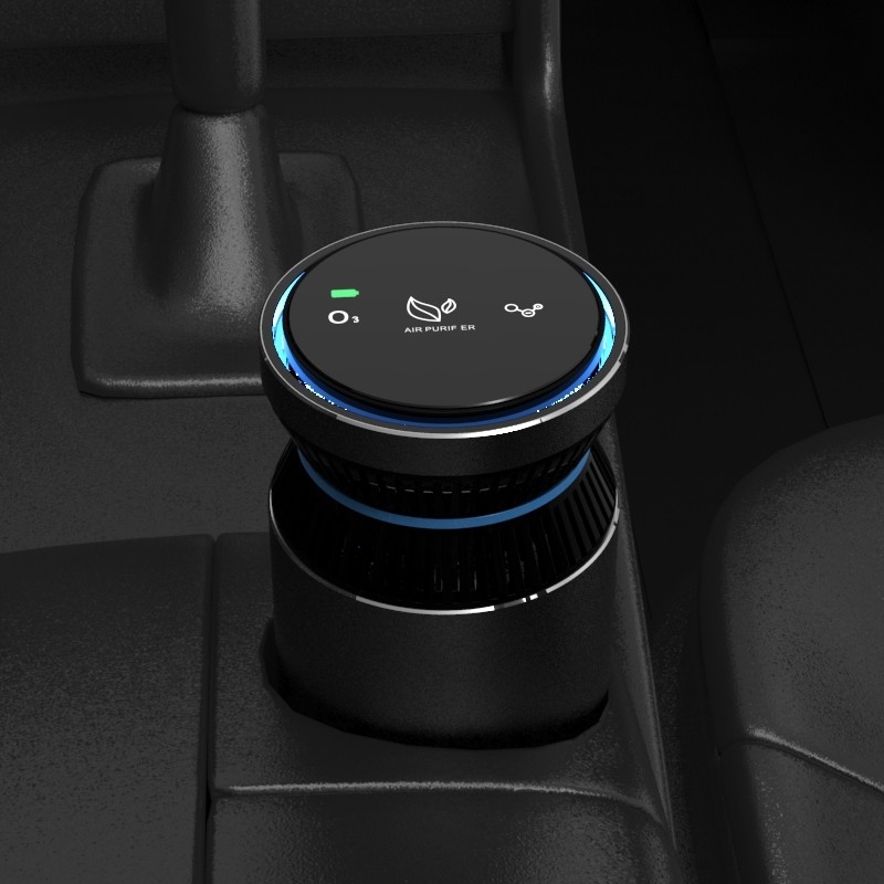 5200mAh Mini Ozone Generator Air Purifier USB Recharge for Car