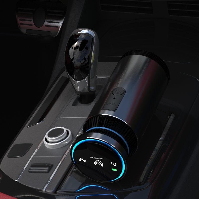 Ultra Quiet Ozone Generator Car Air Purifier Without Air Filter