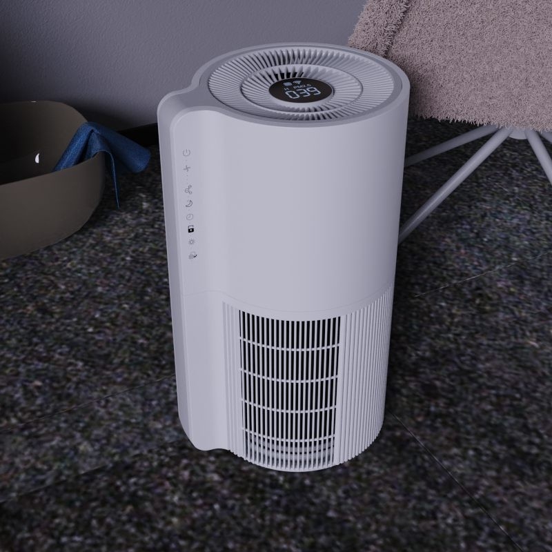 Touch Control Hepa Uv Air Purifier Remove Pet Dander And Allergies Removal
